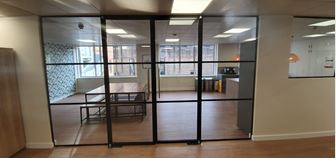 Double Glazed Frameless Glass Partitioning